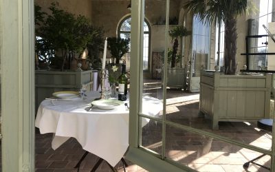 Diner en amoureux dans l’orangerie d’Hodebert