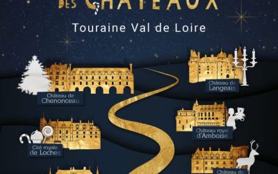 Christmas in the country of the Loire castle